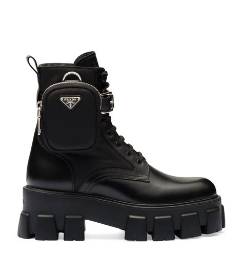 prada monolith patent|Prada monolith boots women's.